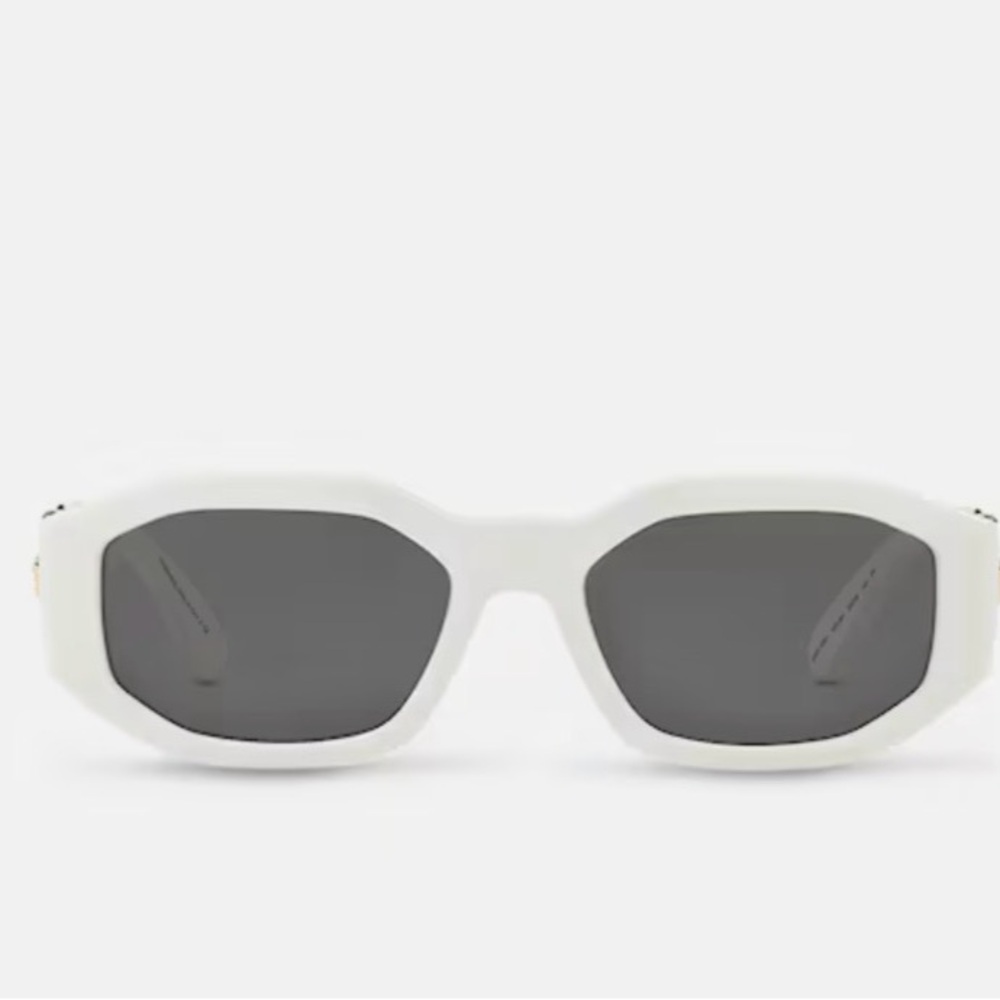 Versace White Sunglasses wuth Gold sides